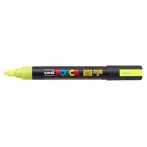 PC-5M Medium Bullet Paint Marker, Fluorescent Yellow