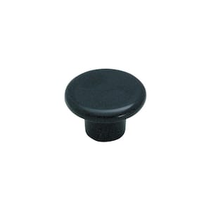 Everyday Heritage 1-1/4 in. (32mm) Traditional Black Round Cabinet Knob