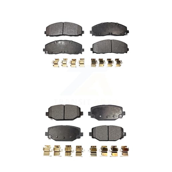 TEC Front Rear Ceramic Brake Pads Kit For Dodge Grand Caravan Journey Chrysler Town and Country KTC-100256