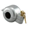 Door Knob Lock-Out Device, Diecast Construction, Gray Painted Color, Keyed Alike