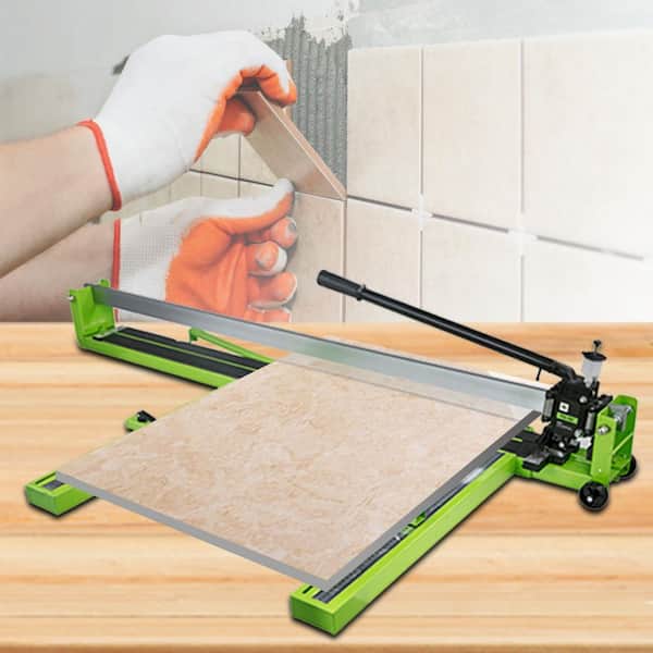 47 in. Tile Cutter with Carbide Grit Blade and Replacement Blade, Handle Grip and Non-slip hand grip