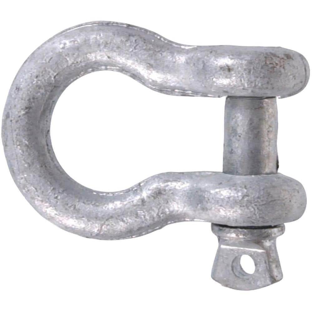 5/16" Screw Pin Anchor Rigging Bow Shackle Galvanized Steel Drop Forged 1500Lbs 