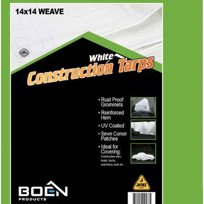 tarp boen tarpaulin 20x25 weave purpose thick tarps