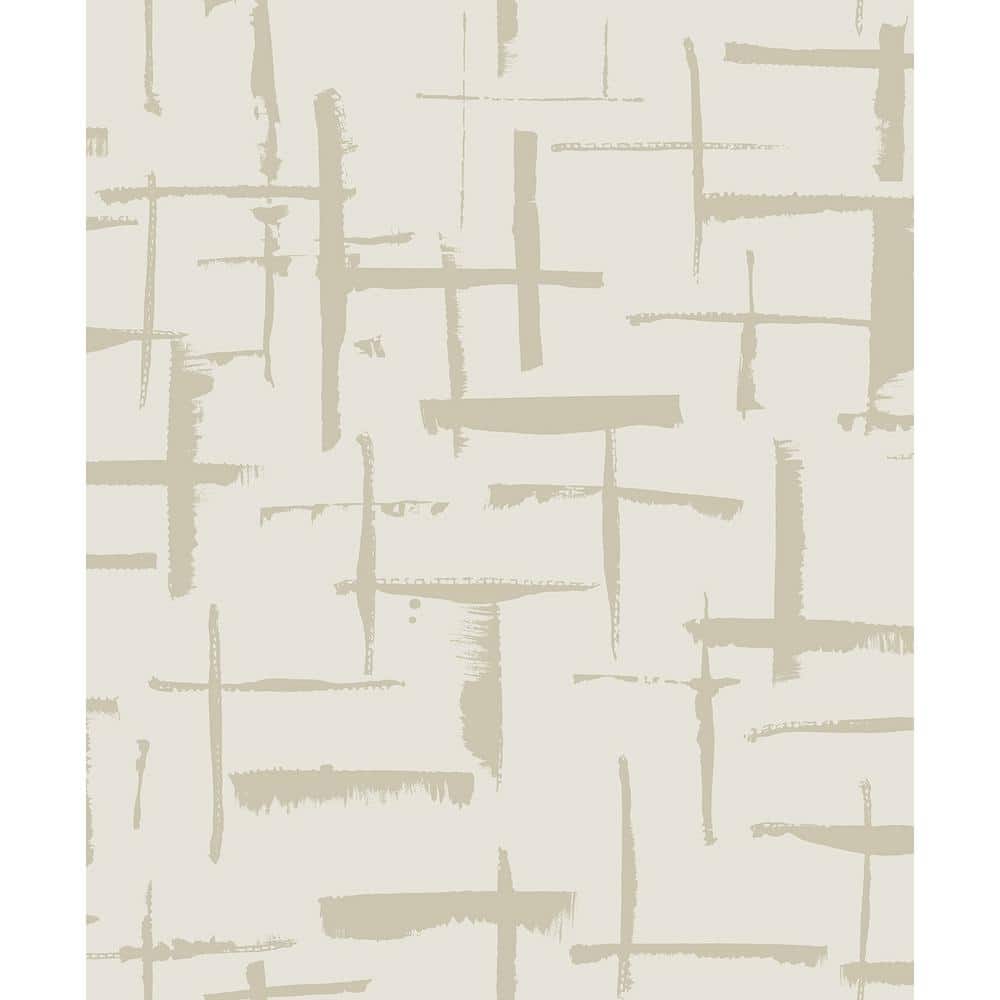 Dove Incrociato Abstract Unpasted Paper Nonwoven Wallpaper Roll 57.5 sq. ft. price history on PriceWatchPro