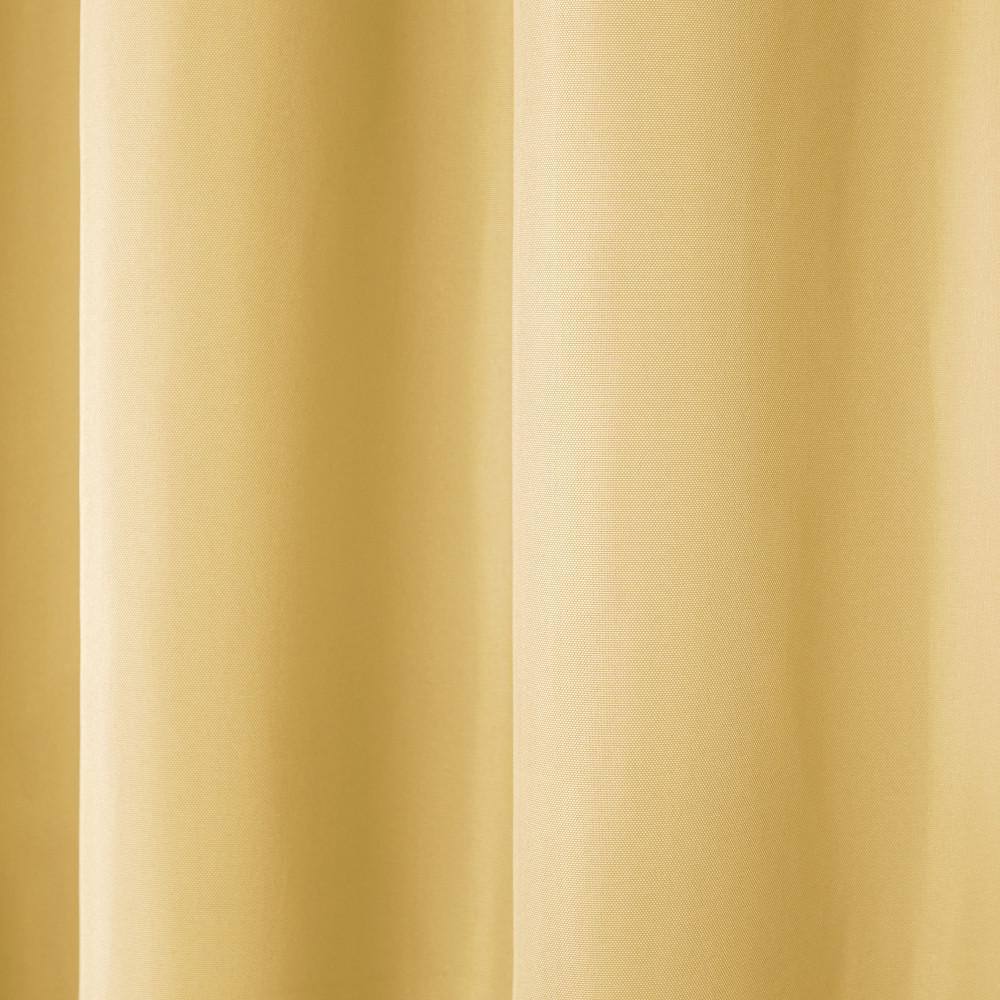 Sundress Yellow Light Filtering Polyester Grommet Curtain Panels, 54" x 84"