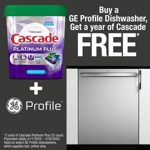 Profile 24 in. Built-In Top Control Dishwasher in Fingerprint Resistant Stainless w/ Stainless Tub, UltraFresh, 39 dBA