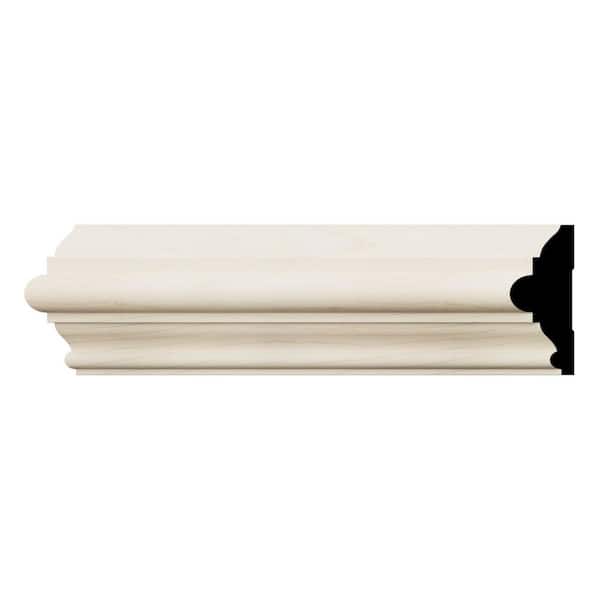 Ekena Millwork WM300 1.06 in. D x 3 in. W x 96 in. L Wood (Maple) Chair Rail Molding
