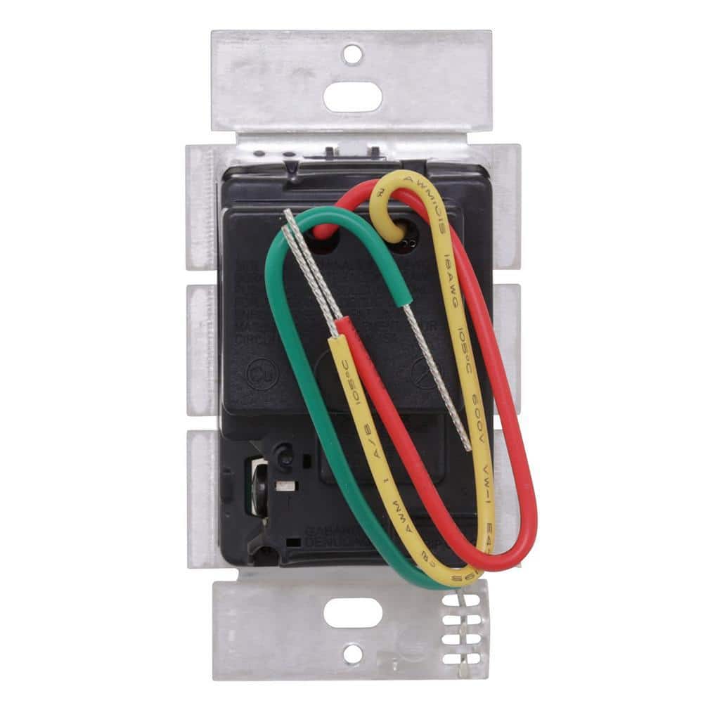 Lutron Maestro White Single Pole Fan and LED Dimmer Switch