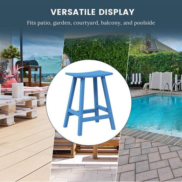 WESTIN OUTDOOR Franklin Pacific Blue 24 in. Poly HDPE Fade
