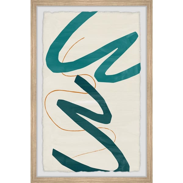 Unbranded "End of the Road" by Marmont Hill Framed Abstract Art Print 30 in. x 20 in.