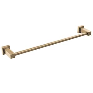 Velum 18 in. Wall Mounted Single Towel Bar in Champagne Bronze