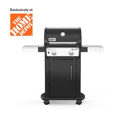Spirit E-215 2-Burner Liquid Propane Gas Grill in Black