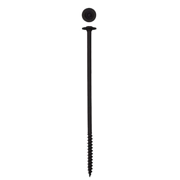 5/16 in. x 8 in. Exterior Washer Head Structural Wood Lag Screws Powerlags Torx T-Star (150 Each) Bulk Pail Bit Included
