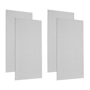 1/4 in. Custom Painted Blissful White Pegboard Wall Organizer (Set of 4)