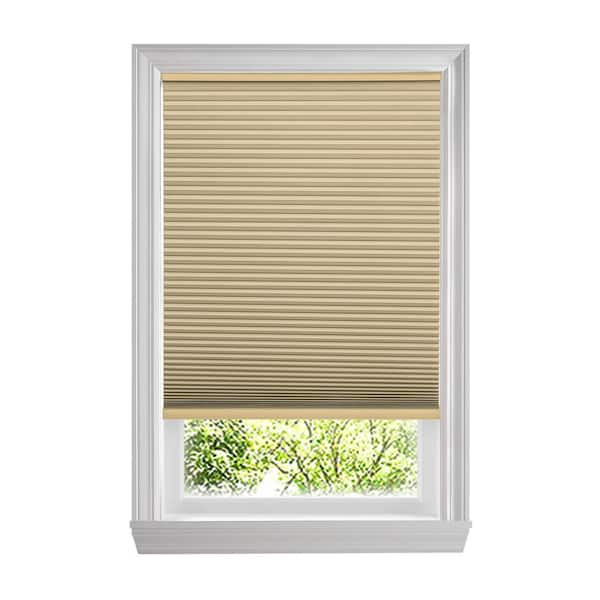 Home Decorators Collection Latte Cordless Blackout Cellular Shades for Windows - 29.25 in. W x 72 in. L (Actual Size 29 in. W x 72 in. L)