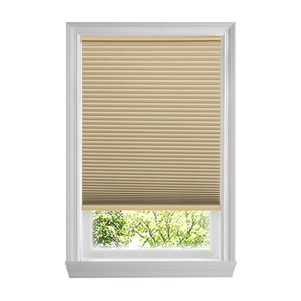 Latte Cordless Blackout Cellular Shades for Windows - 53.5 in. W x 48 in. L (Actual Size 53.25 in. W x 48 in. L) price history on PriceWatchPro