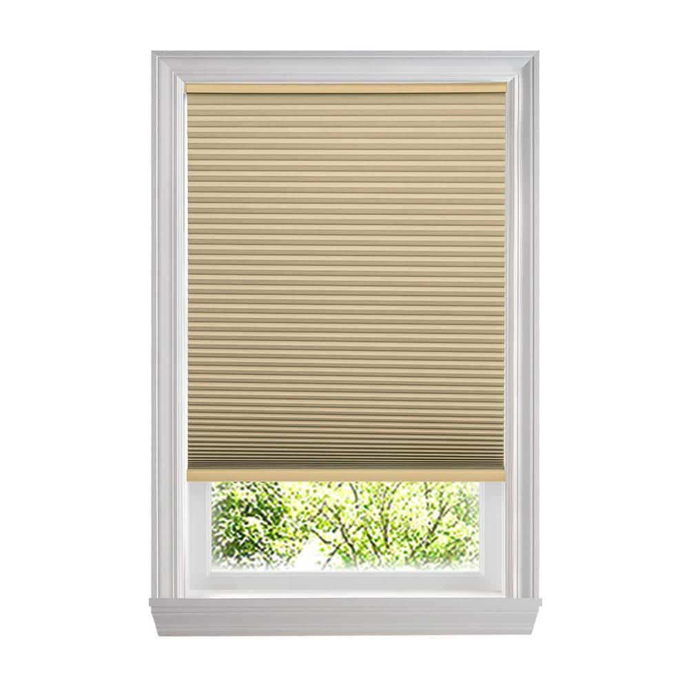 Latte Cordless Blackout Cellular Shades for Windows - 59.5 in. W x 48 in. L (Actual Size 59.25 in. W x 48 in. L) price history on PriceWatchPro