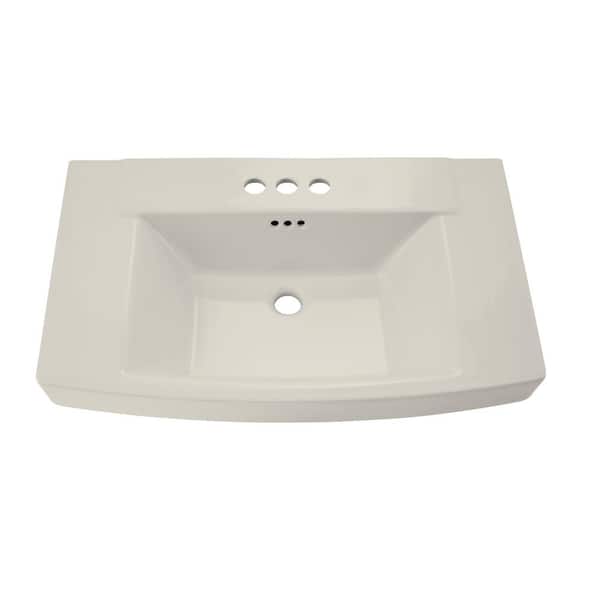 American Standard Townsend 4 in. Pedestal Sink Basin in Linen