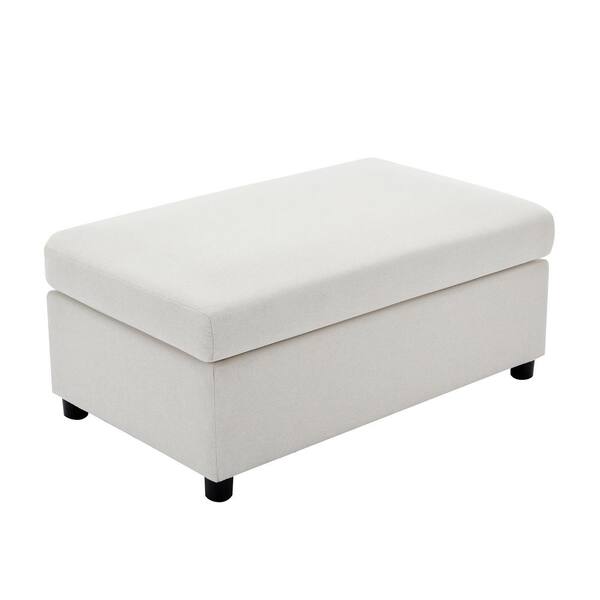 Harper & Bright Designs 50.4 in. Pillow Top Arm Linen Harper & Bright Designs 50.4 in. Pillow Top Arm Linen