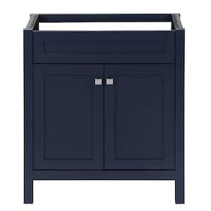 Maywell 30 in. W x 19 in. D x 34 in. H Bath Vanity Cabinet without Top in Blue