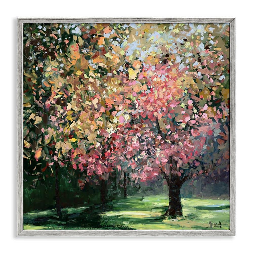 Timeless Vivid Foliage by Meredith Howse Gray Framed Nature Giclee Art Print 17 in. x 17 in. price history on PriceWatchPro