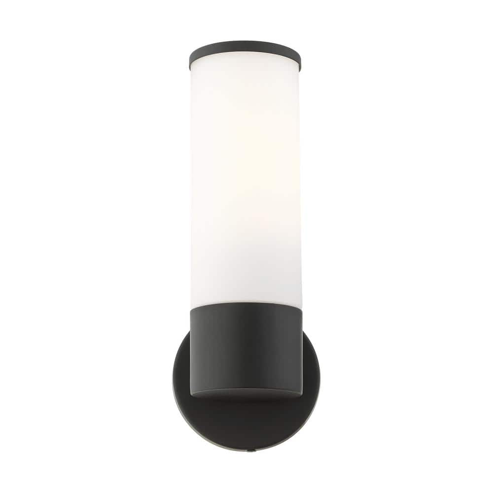 Lindale Black Steel Wall Mount Sconce Light