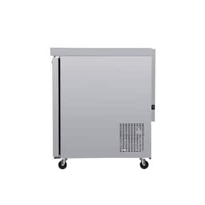 29 in. 8 cu. ft. Auto/Cycle Defrost Commercial Refrigerator in Stainless Steel, 33°F to 40°F