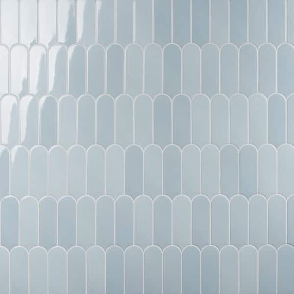Ivy Hill Tile Aerial Blue 2.83 in. x 7.67 in. Polished Ceramic Wall Tile (5.15 sq. ft./Case)