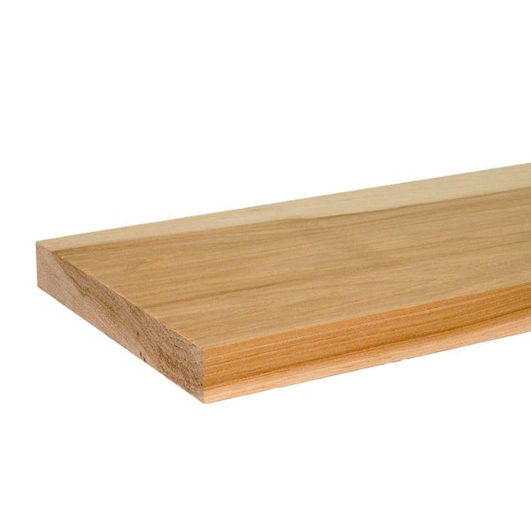 Builders Choice 1 in. x 6 in. S4S Clear Hickory Board Cut-To-Length
