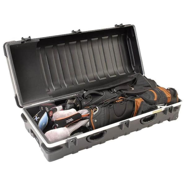 SKB Double ATA Standard Hard Plastic Storage Wheeled Golf Bag