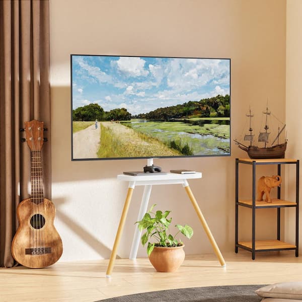 Aoibox Easel TV Stand for 43-65 in. Screens Portable Swivel Tripod
