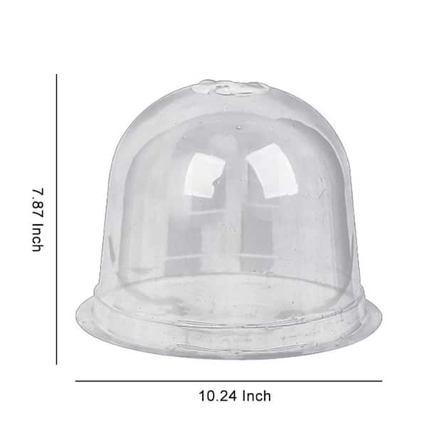 OAVQHLG3B Garden Dome, Plant Covers, Clear Plastic Dome, Humidity Domes for  Seed Starting Greenhouse, Plant Dome