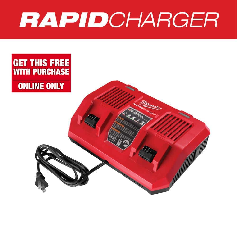 Milwaukee M18 18-Volt Lithium-Ion Dual Bay Rapid Battery Charger 48-59-1802 Sansujyuku sansujyuku.com