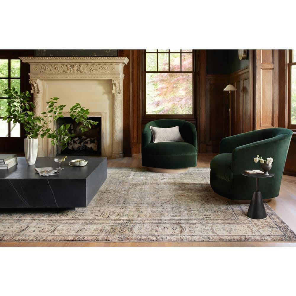 Margot Antique Sage Stain-Resistant Runner Rug