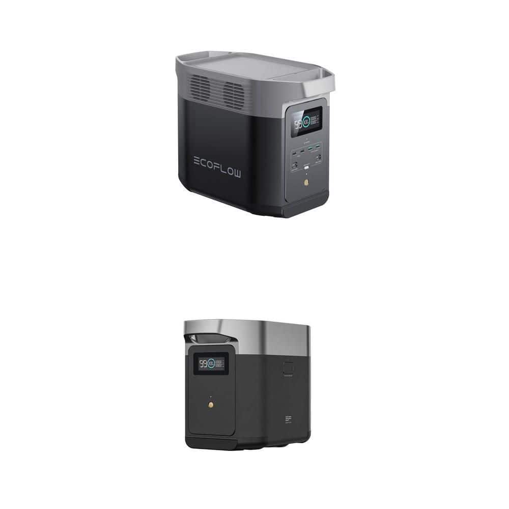 EcoFlow Battery Generator DELTA 2 Solar Generator, 1800W Output