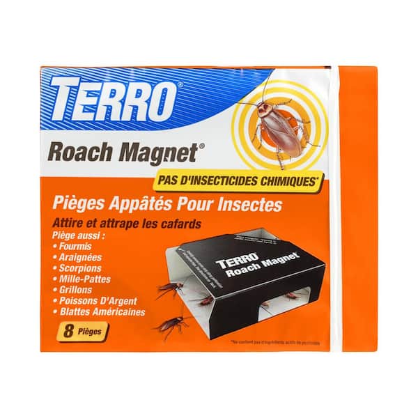 TERRO Roach Magnet Baited Insect Traps (8-Pack) T256-8 - The Home