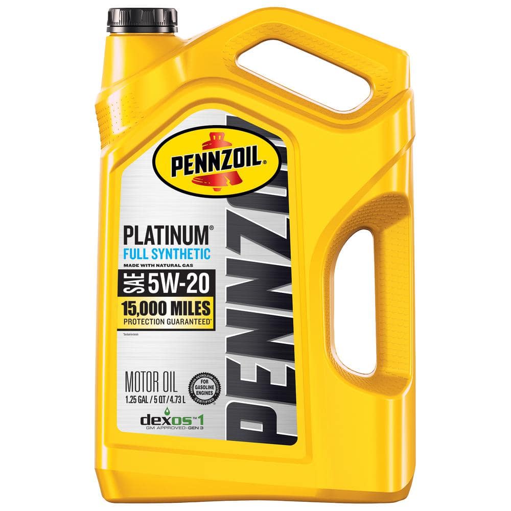 Platinum SAE 5W-20 Full Synthetic Motor Oil 5 Qt. price history on PriceWatchPro