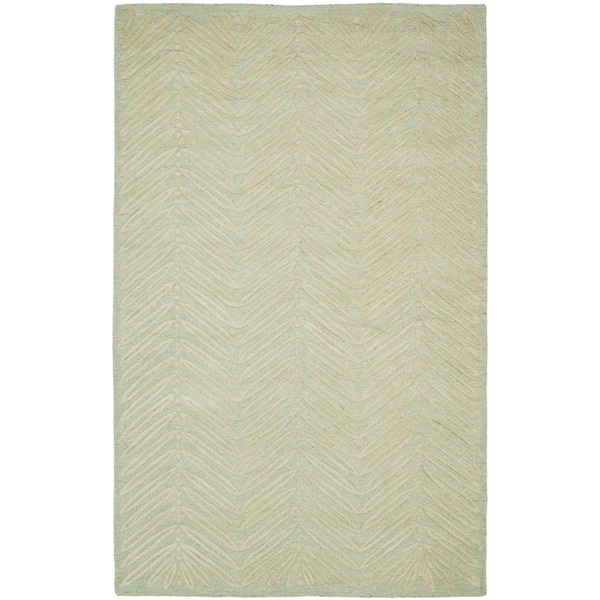 SAFAVIEH Martha Stewart Milk Pail Green 10 ft. x 14 ft. Floral Area Rug