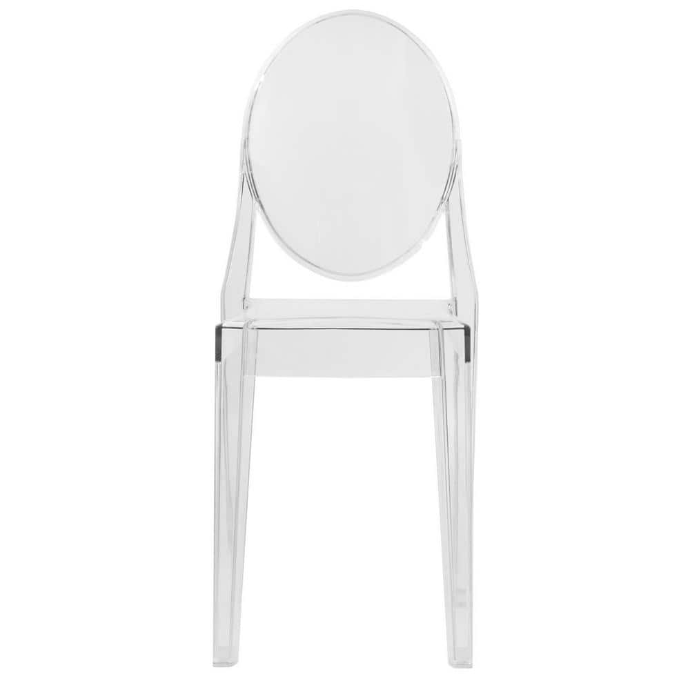 Marion Clear Acrylic Armless Modern Chair