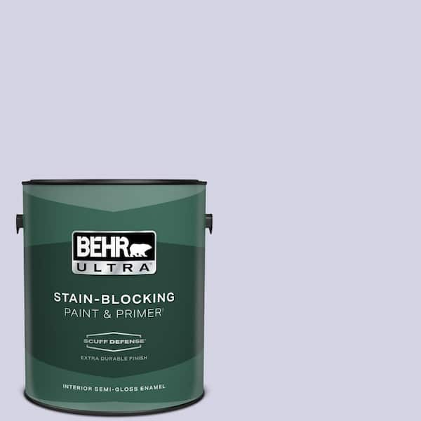 BEHR ULTRA 1 gal. #M550-2 Lavender Memory Extra Durable Semi-Gloss Enamel Interior Paint & Primer