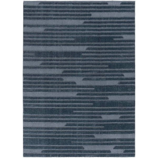 Vinings 5 ft. x 7 ft. Blue Area Rug