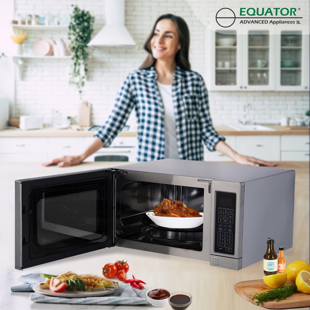 Equator Stainless Steel 3-in-1 Microwave Grill Convection Oven
