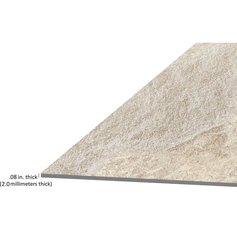 Azurro Marble 12" x 24" Self-Adhesive Vinyl Floor Tiles