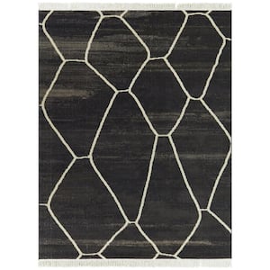 Octavio Charcoal 5 ft. x 7 ft. Abstract Area Rug