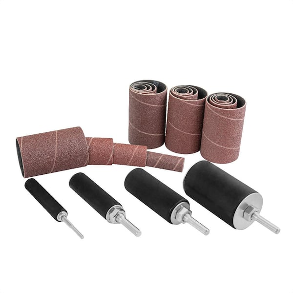Fits Drill Press Spindle Sander 32pc 2" LONG Sanding Drum & Sleeves Set Kit