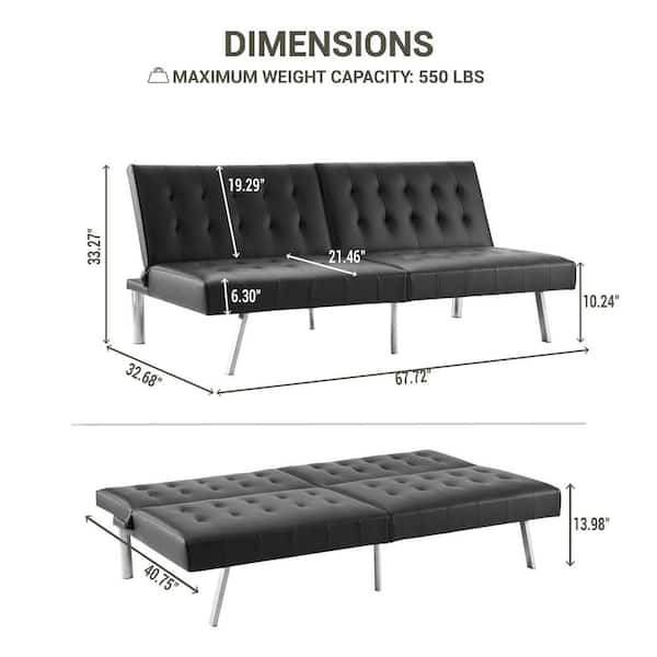 Dhp split back futon shops