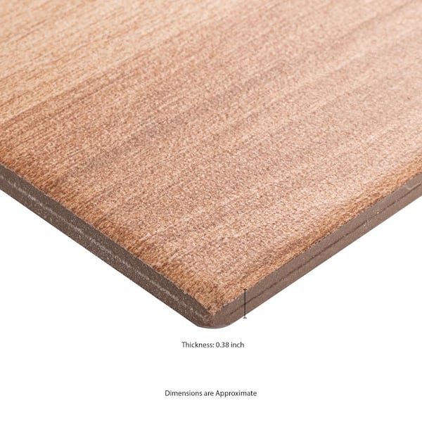 MSI Izu Cherry 9 in. x 47 in. Matte Porcelain Wood Look Floor and