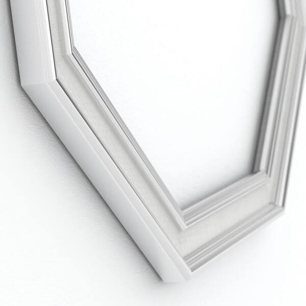 Delta 26 in. x 34 in. (M2) Octagonal Mirror Frame in Vintage