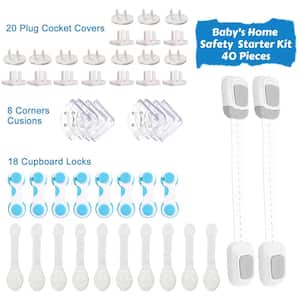 Baby Locks Complete Baby Proofing Kit - Child Safety Hidden Locks for Cabinets and Drawers (40-Pack)