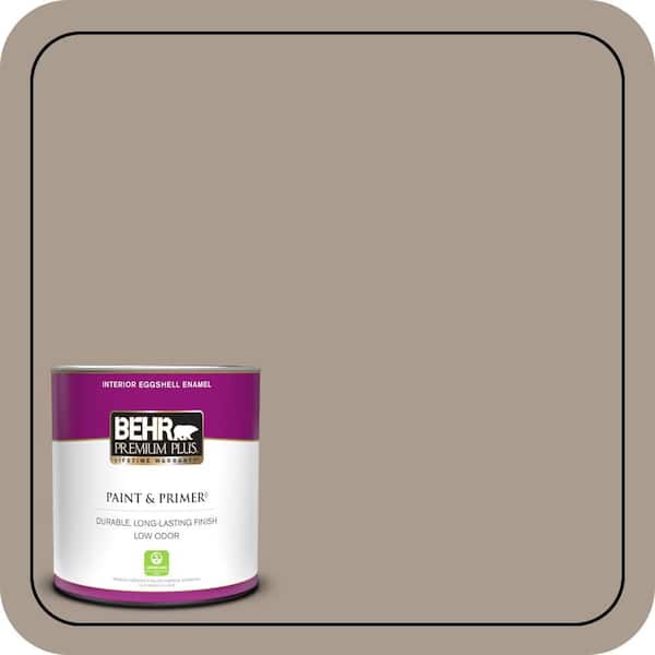 BEHR PREMIUM PLUS 1 qt. #N210-4 Espresso Martini Eggshell Enamel Low Odor Interior Paint & Primer